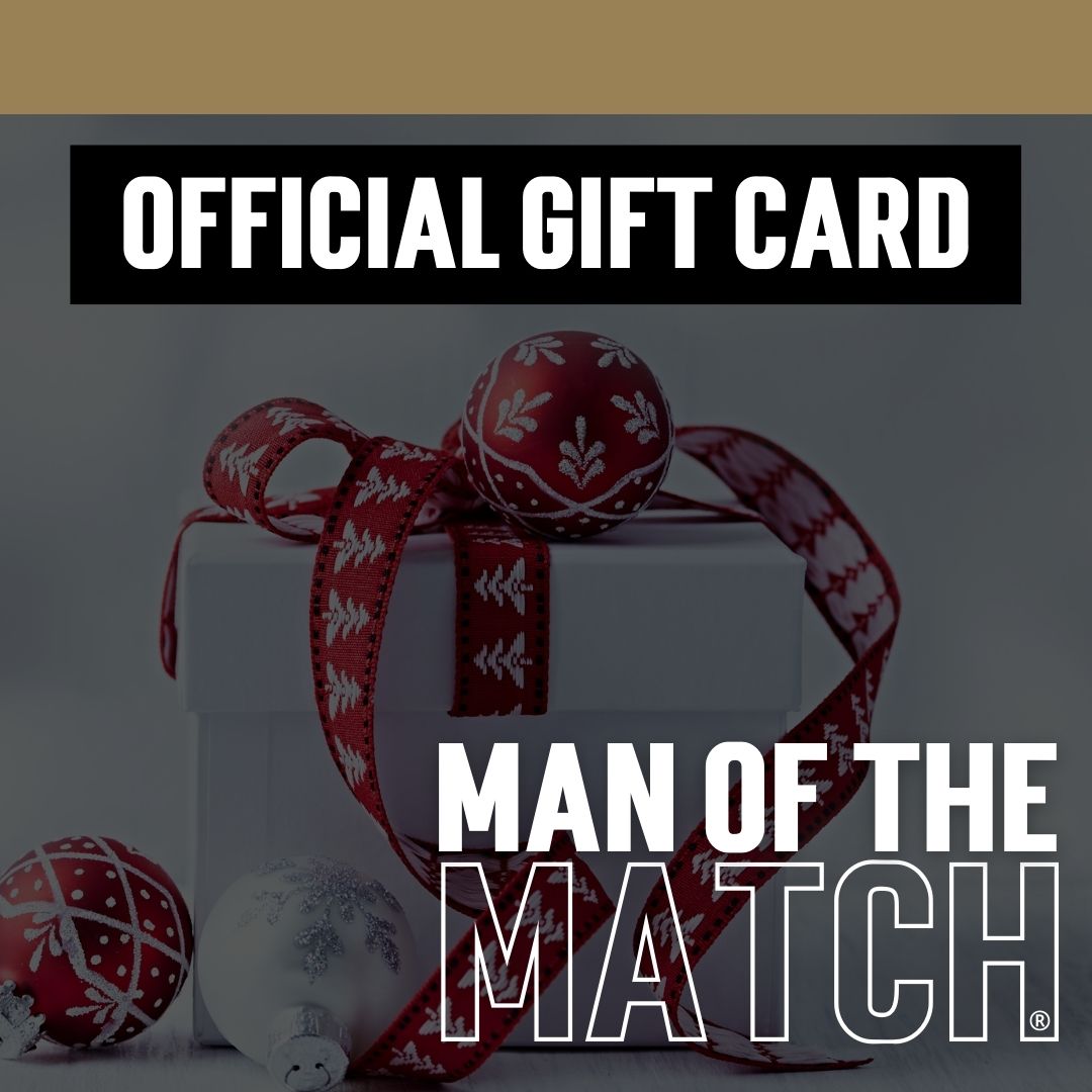 Official MAN OF THE MATCH® Gift Card