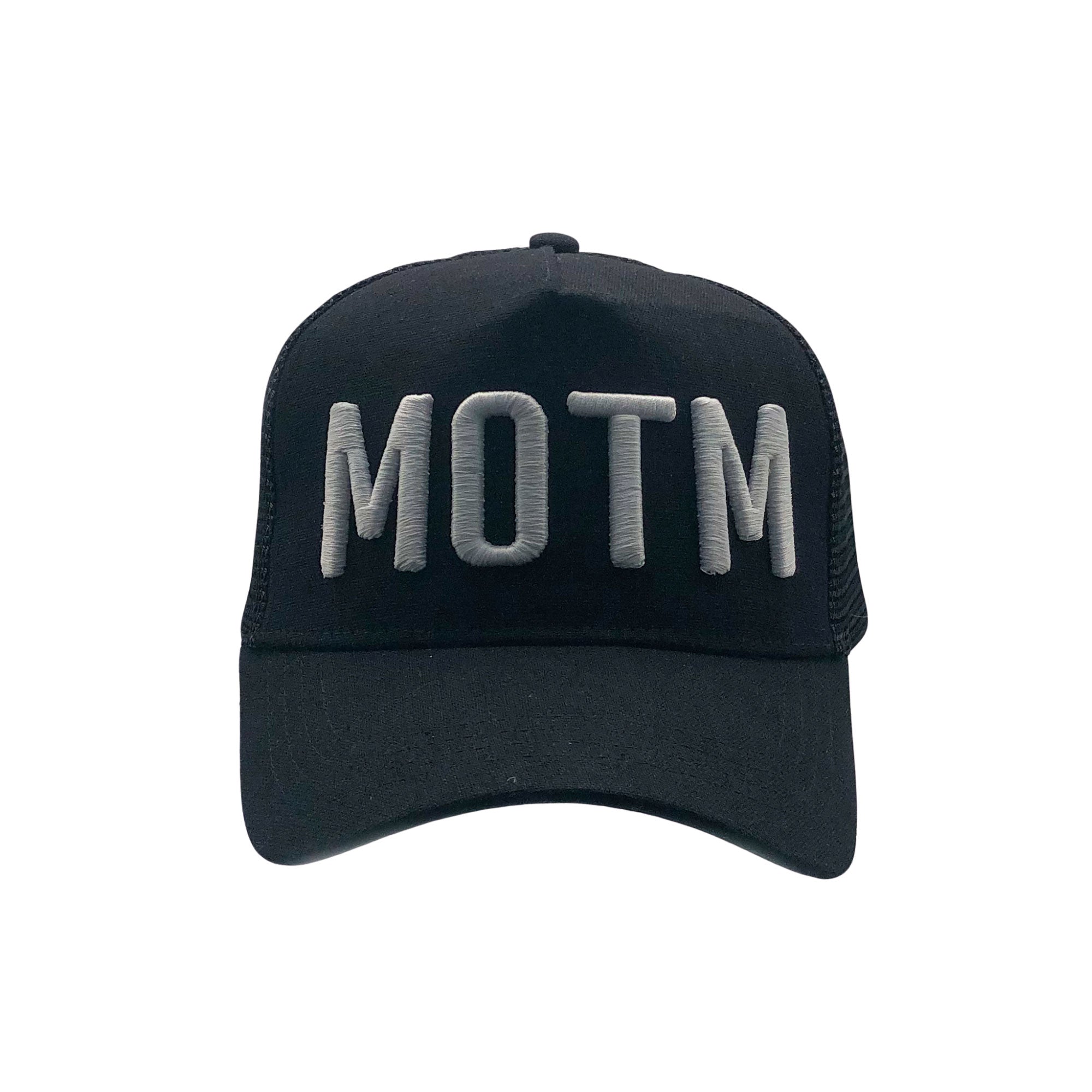 MAN OF THE MATCH® Roberto Carlos Official Cap - MOTM 3D Embroidered White on Black - Premium Linen