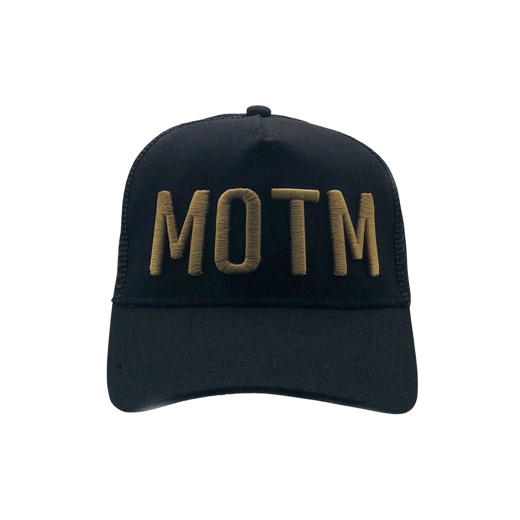 MAN OF THE MATCH® Roberto Carlos Official Cap - MOTM ICON 3D Embroidered Gold on Black - Premium Linen