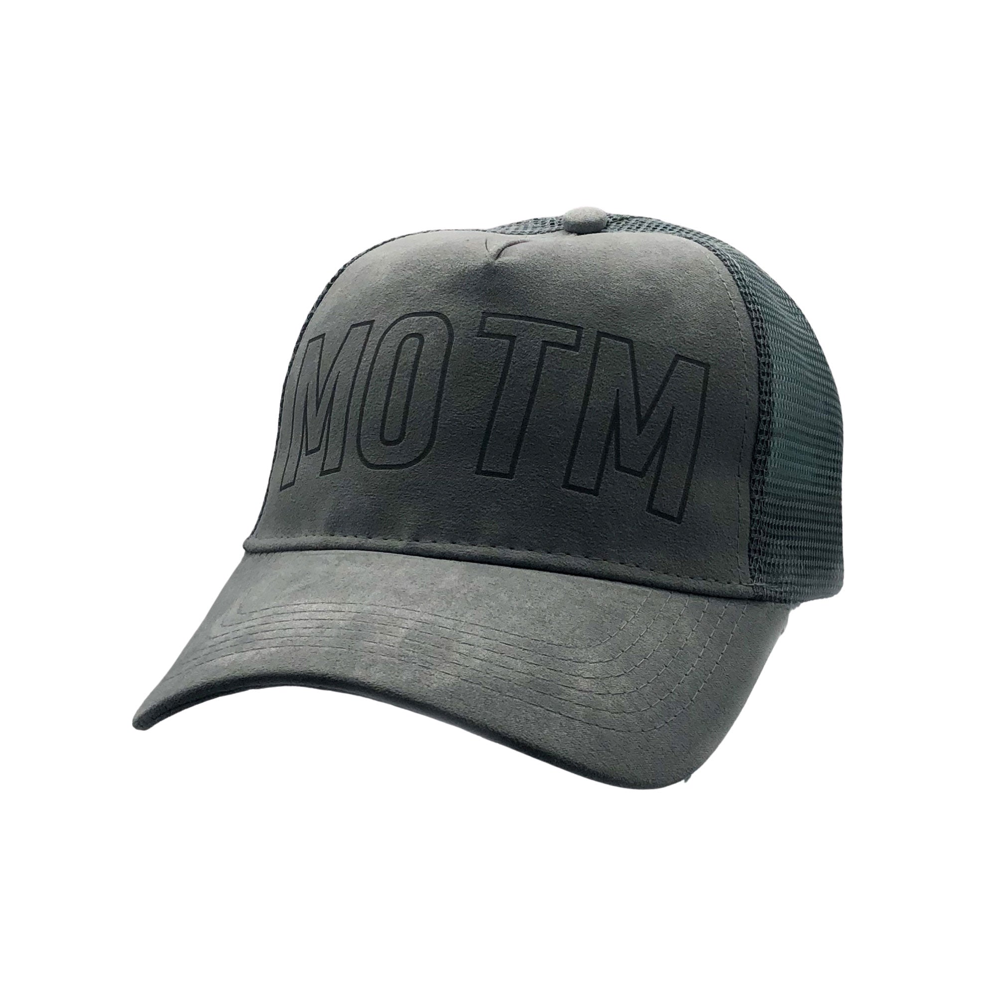 MAN OF THE MATCH® Official Cap - MOTM Laser Branded - Grey Suede